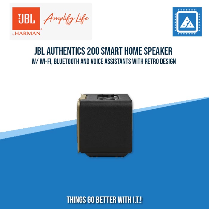 JBL AUTHENTICS 200 SMART HOME SPEAKER WITH WI-FI, BLUETOOTH, AND VOICE ASSISTANTS WITH RETRO DESIGN JBL AUTHENTICS 200 SMART HOME SPEAKER WITH WI-FI, BLUETOOTH, AND VOICE ASSISTANTS WITH RETRO DESIGN